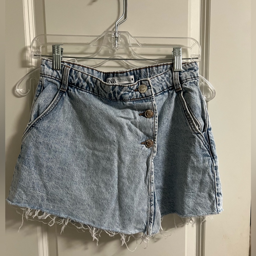 Zara Denim Skort | XS | Blue